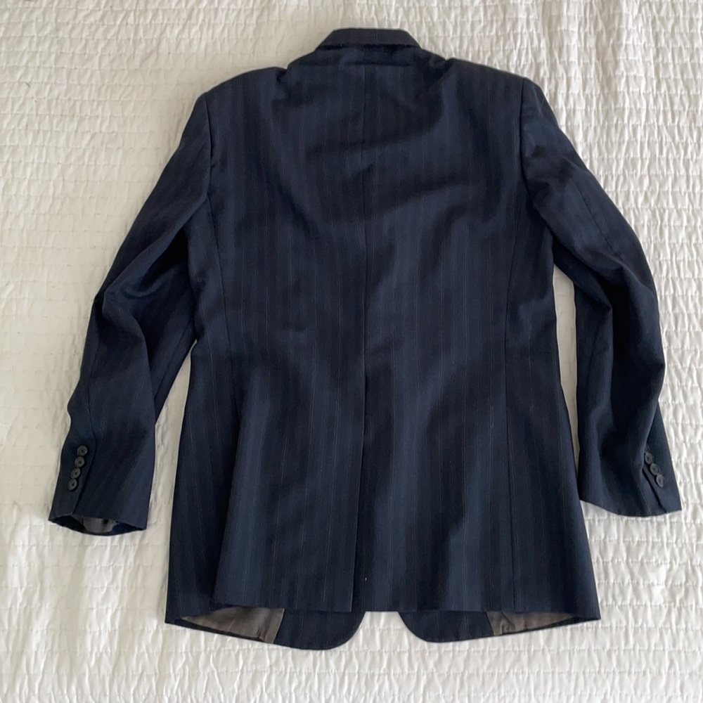 Dior Navy Pin Stripe Slim Fit Men’s Blazer / Sport Coat - Size 42L - Picture 2 of 3